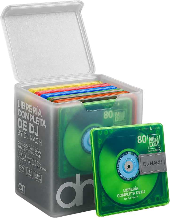Librería musical completa para DJs de DJ Nach con más de 10.000 tracks organizados y listos para tocar